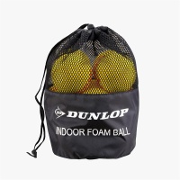 Dunlop Indoor 90mm Foam Tennis Balls (Bag of 1 dozen)